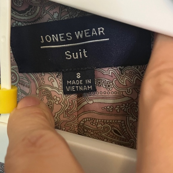 Jones Wear Black Pinstripe Women's Blazer and Trousers - Picture 4 of 9